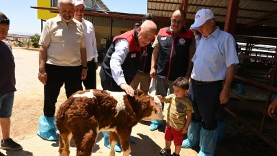 Vali Ömer Faruk Coşkun’dan hayvan yetiştiricilerine ziyaret