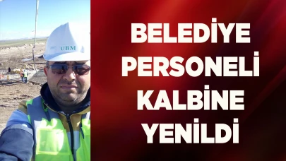 Belediye personeli kalbine yenildi