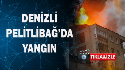 DENİZLİ PELİTLİBAĞDA YANGIN