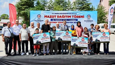 Çamelili üreticiye mazot desteği