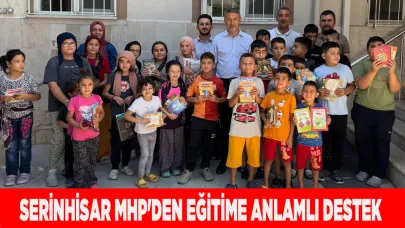 Serinhisar MHP'den Eğitime Anlamlı Destek