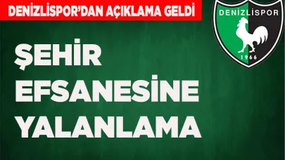 ŞEHİR EFSANESİNE YALANLAMA