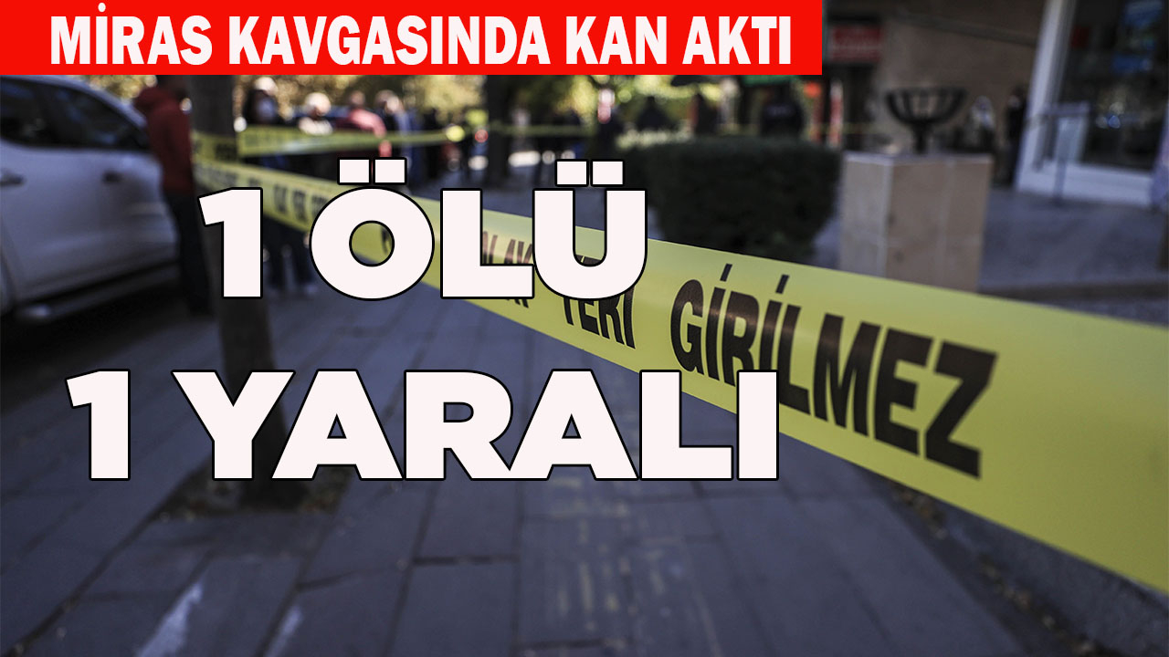 Miras kavgasında kan aktı: 1 ölü, 1 ağır yaralı