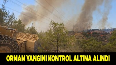 Orman yangını kontrol altına alındı