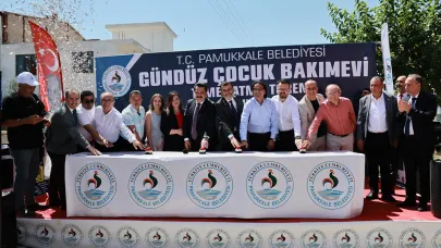 GÜNDÜZ ÇOCUK BAKIMEVİ'NİN TEMELİ ATILDI