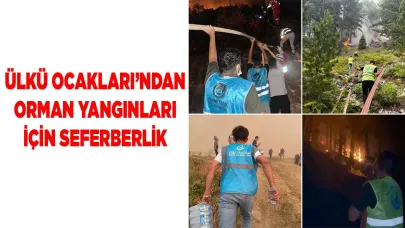 ÜLKÜ OCAKLARI’NDAN ORMAN YANGINLARI  İÇİN SEFERBERLİK