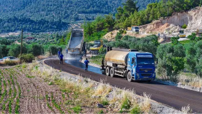 İnceğiz Kanyonu yolu asfaltlandı