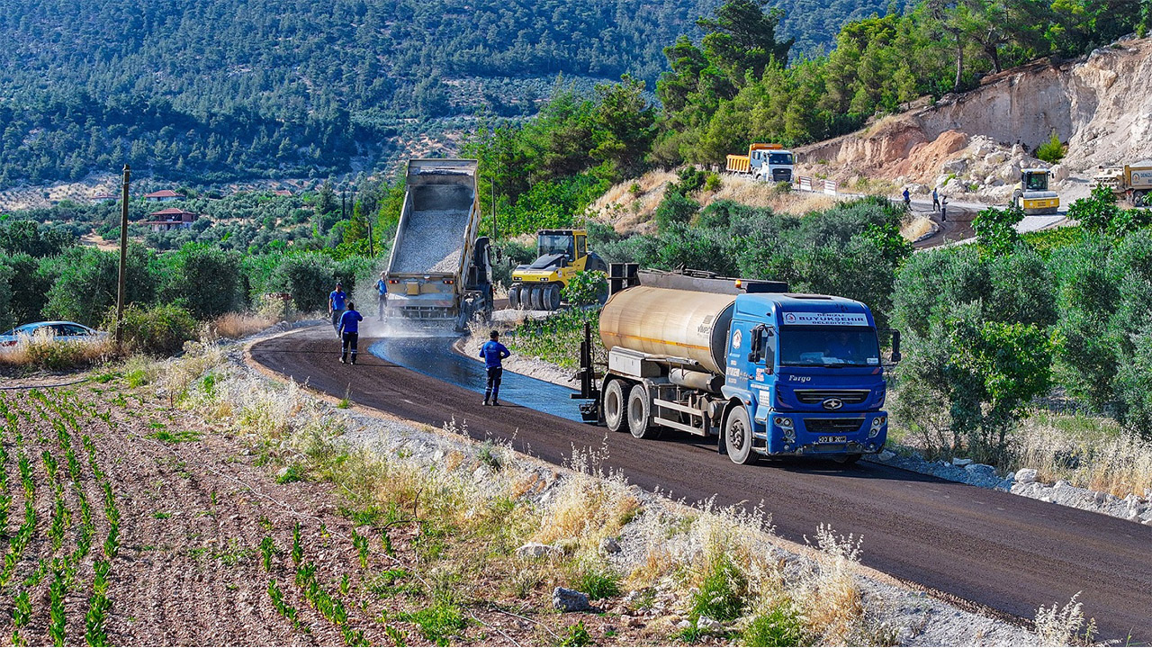 İnceğiz Kanyonu yolu asfaltlandı