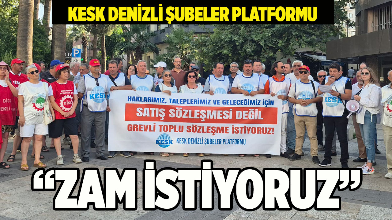 Kamu emekçileri zam istiyor