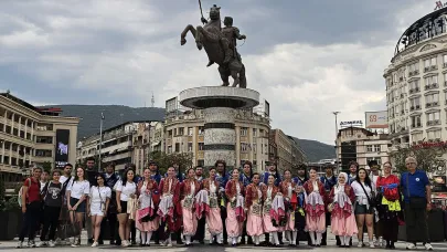 PAÜ, Üsküp’te Türkiye’yi Temsil Etti