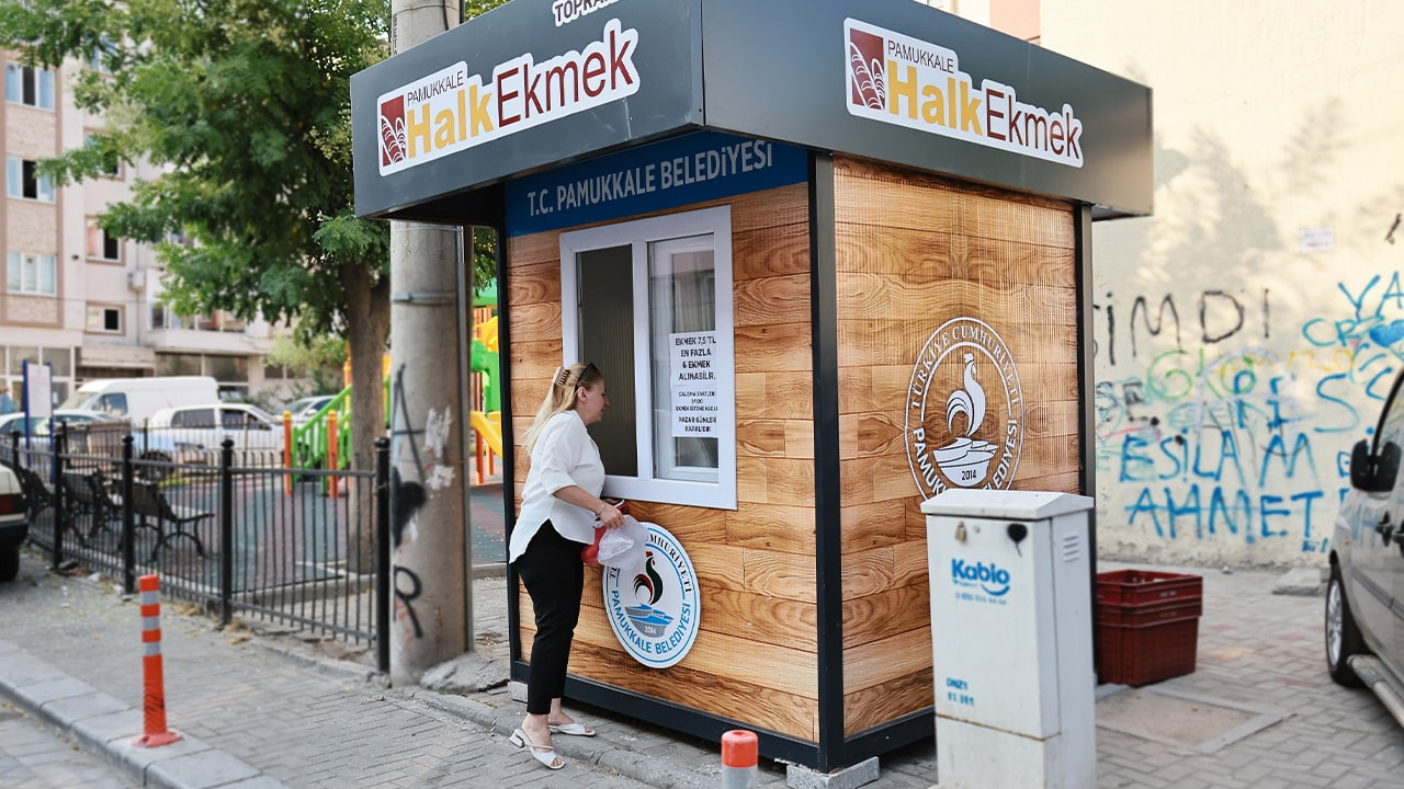PAMUKKALE'DE HALK EKMEK BÜFE SAYISI 16'YA ÇIKTI