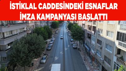 İstiklal caddesi esnafından imza kampanyası