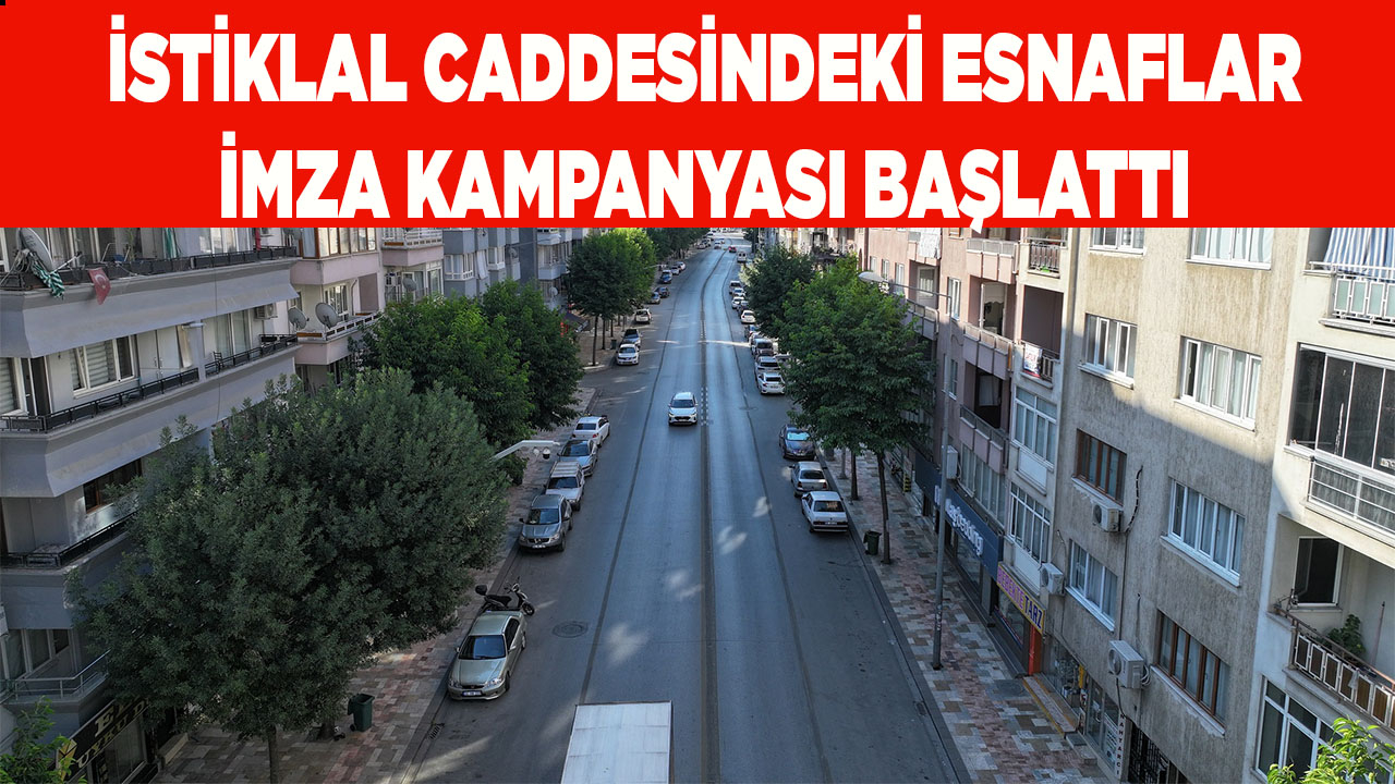 İstiklal caddesi esnafından imza kampanyası