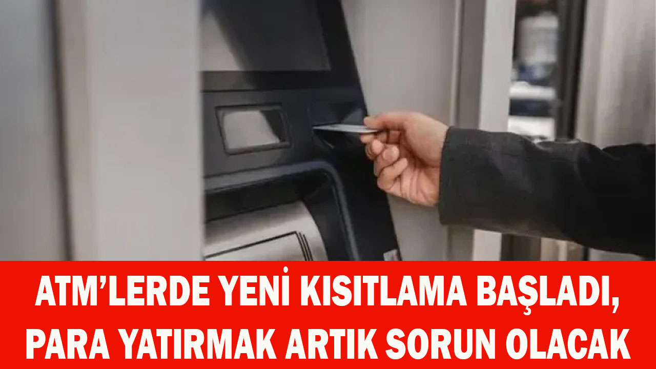 ATM’lerde para yatırmak artık sorun olacak