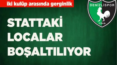 STATTAKİ LOCALAR BOŞALTILIYOR