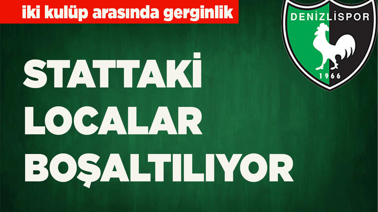 STATTAKİ LOCALAR BOŞALTILIYOR