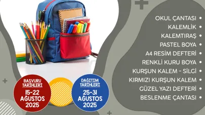 Büyükşehir’den öğrencilere kırtasiye yardımı