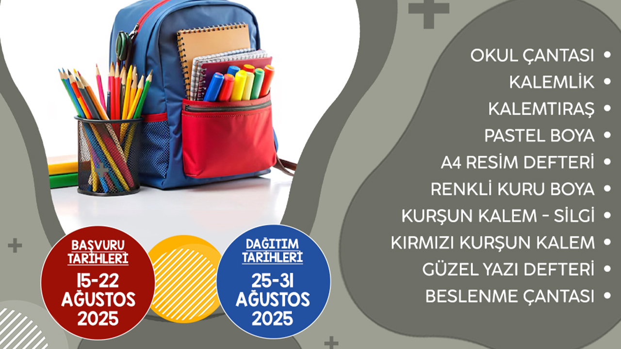 Büyükşehir’den öğrencilere kırtasiye yardımı