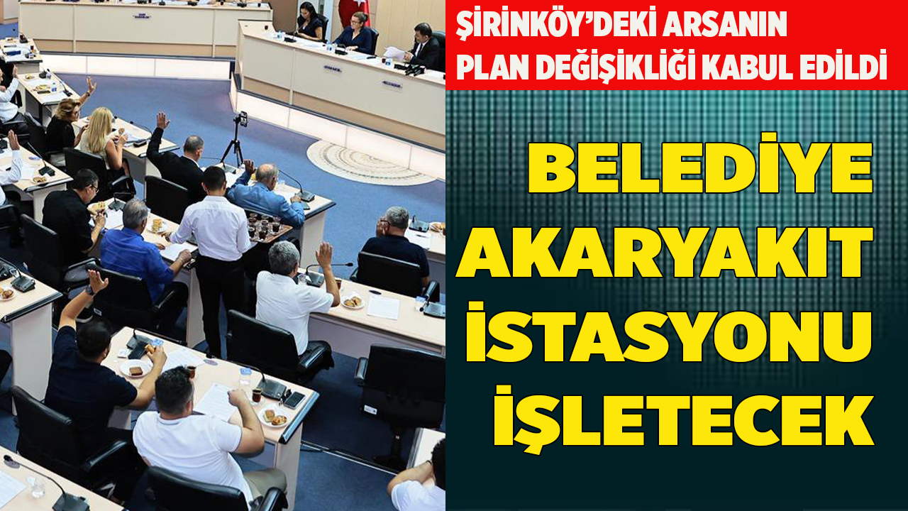 BELEDİYE AKARYAKIT İSTASYONU İŞLETECEK