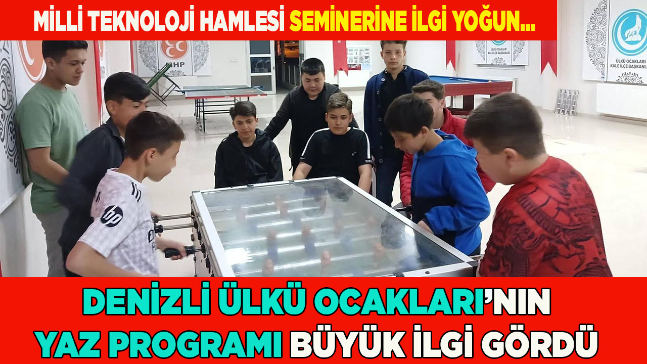 DENİZLİ ÜLKÜ OCAKLARINDAN ANLAMLI PROGRAM