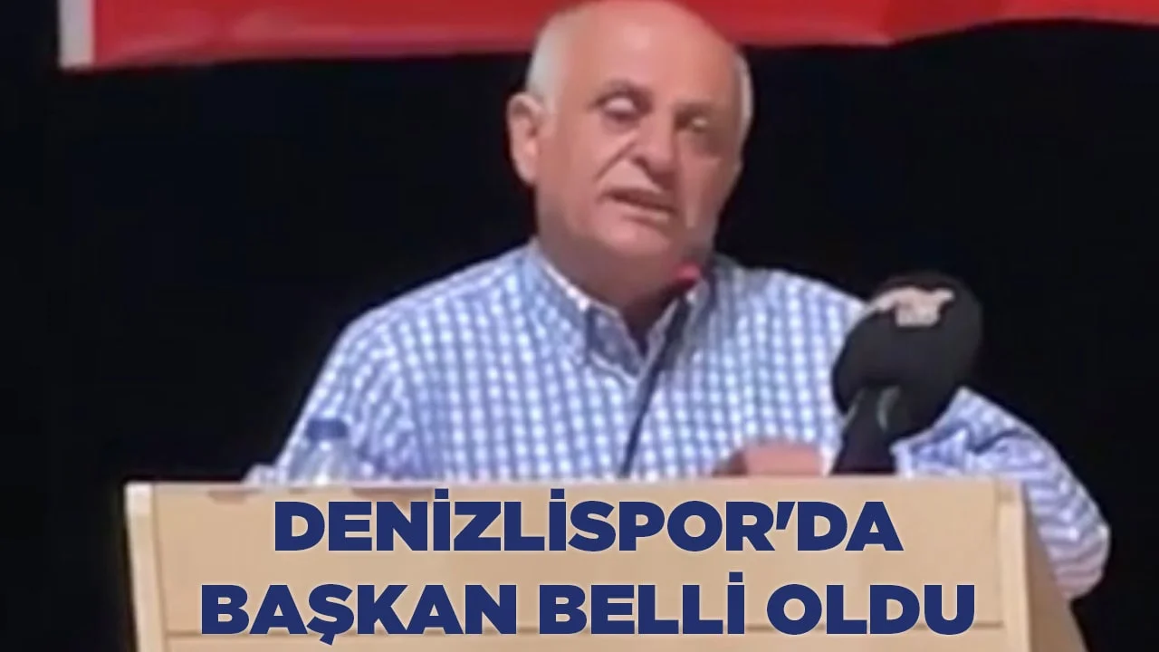 Denizlispor'da başkan belli oldu
