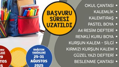 Denizli Büyükşehir’in kırtasiye desteğine büyük ilgi