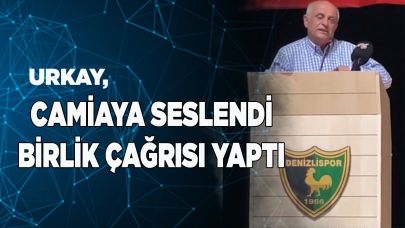 URKAY, CAMİAYA SESLENDİ BİRLİK ÇAĞRISI YAPTI