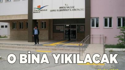 Çevre ve Şehircilik il binası yıkılacak