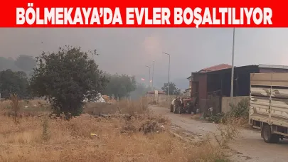 BÖLMEKAYA’DA EVLER BOŞALTILIYOR