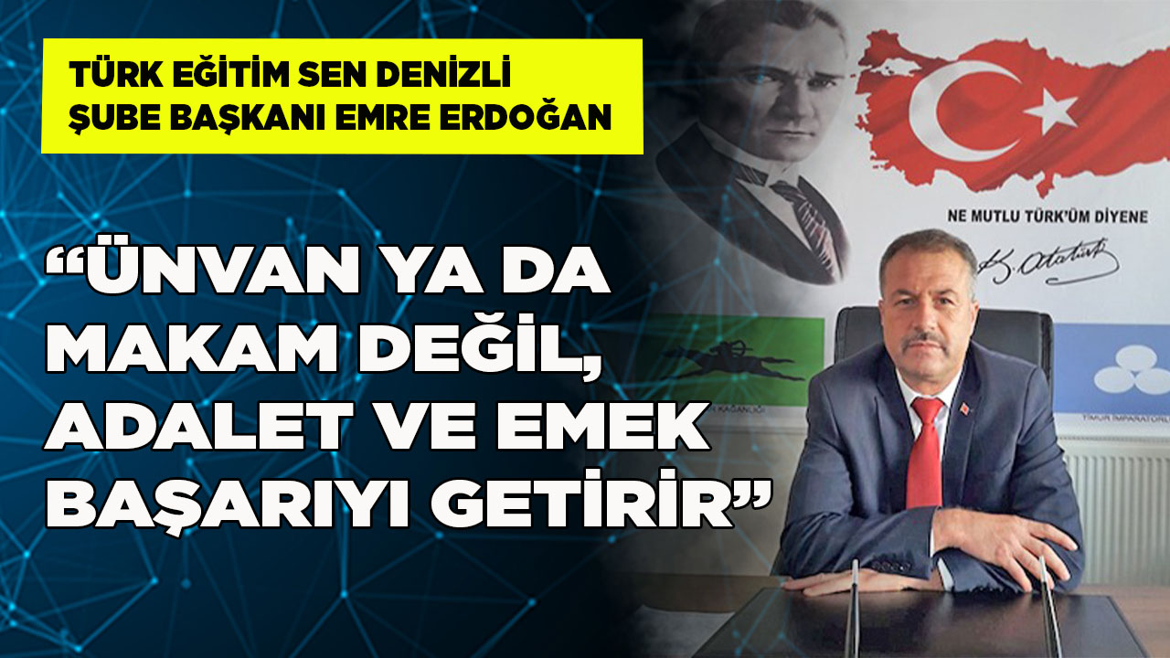 ERDOĞAN: "MAKAM DEĞİL, ADALET VE EMEK BAŞARIYI GETİRİR”
