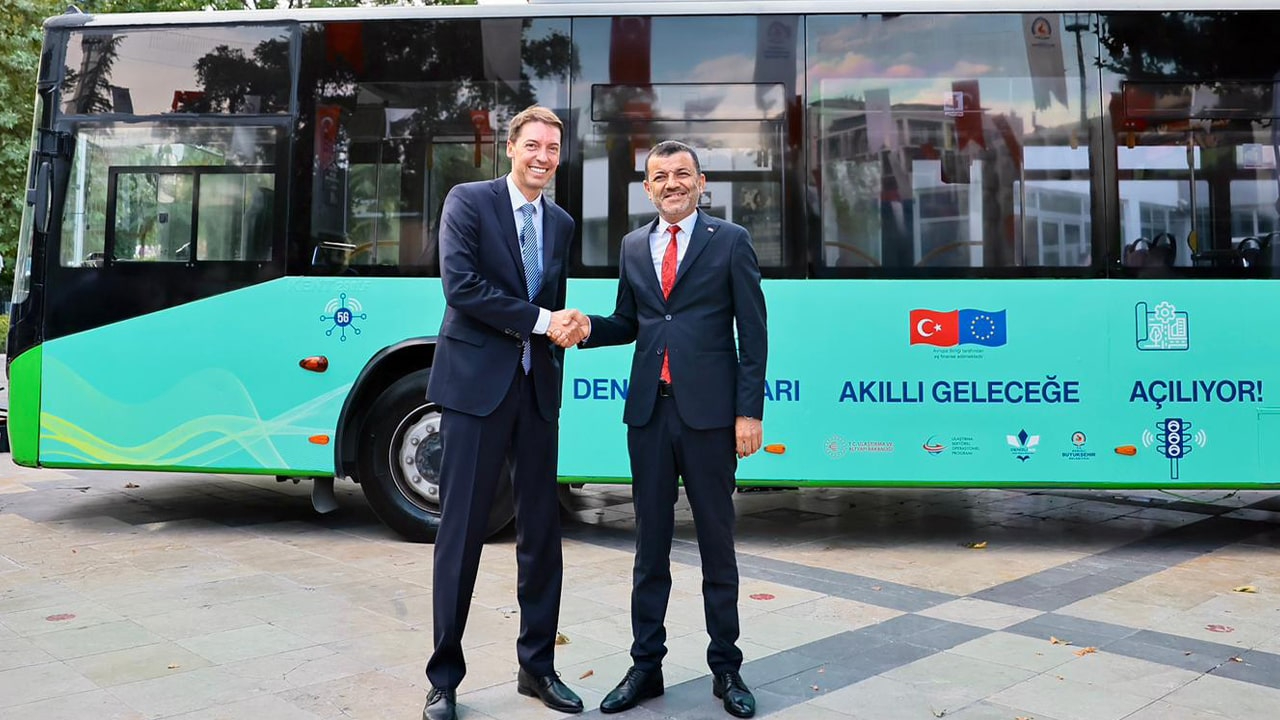 AB'den Denizli’ye “Toplu Taşıma Akıllanıyor” ziyareti