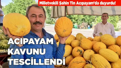 ACIPAYAM KAVUNU TESCİLLENDİ