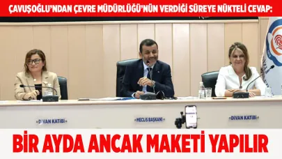 ARITMA TESİSİNİN BİR AYDA ANCAK MAKETİ YAPILIR