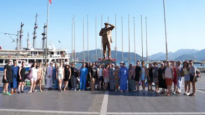 Denizlili kadınlar Marmaris’te mavi yolculuk keyfi yaşadı