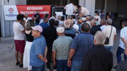 Büyükşehir’den üreticilere bordo bulamacı desteği