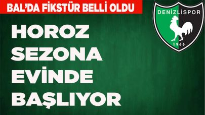 DENİZLİSPOR, SEZONA EVİNDE BAŞLIYOR