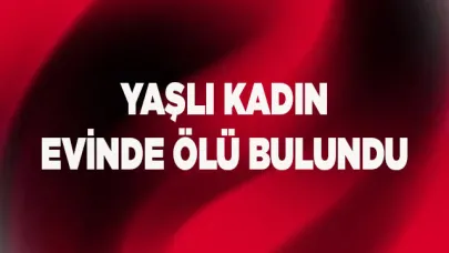 Yaşlı kadın evinde ölü bulundu