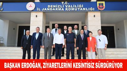 BAŞKAN ERDOĞAN, ZİYARETLERİNİ KESİNTİSİZ SÜRDÜRÜYOR