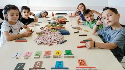 Denizli’de çocuklar bu yöntemle matematiği sevecek