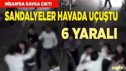 Nişan'da sandalyeler havada uçuştu: 6 yaralı
