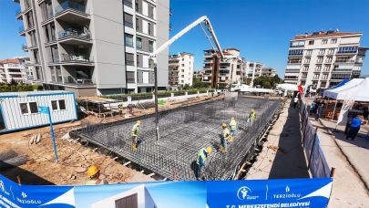 FAİK KAPLAN KÜTÜPHANESİ VE KİTAP KAFE’NİN TEMELİ ATILDI