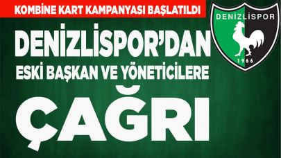 DENİZLİSPOR’DAN ESKİ YÖNETİCİLERE ÇAĞRI
