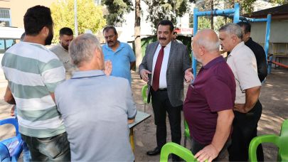 BAŞKAN ERTEMUR, MAHALLERİ SOKAK SOKAK GEZDİ