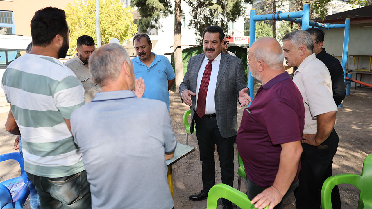 BAŞKAN ERTEMUR, MAHALLERİ SOKAK SOKAK GEZDİ