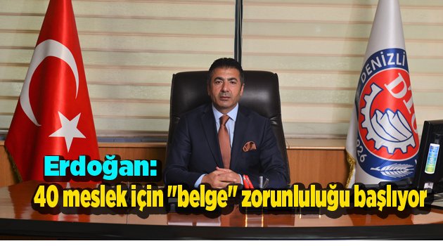 40 meslek için "belge" zorunluluğu başlıyor