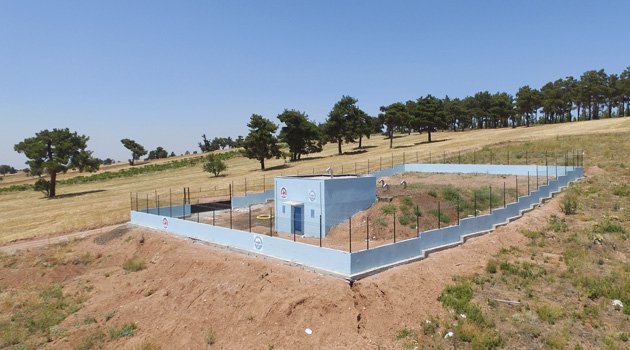 40 yıllık su deposu yenilendi