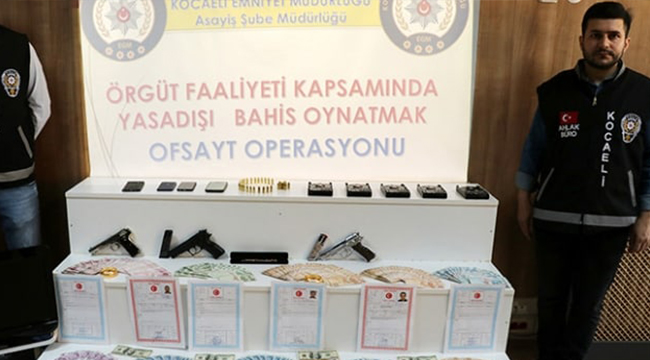 109 MİLYON HASILATLI BAHİS ÇETESİ ÇÖKERTİLDİ