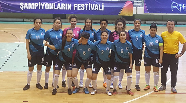 PAÜ KADIN FUTSAL TAKIMI 3. OLDU.
