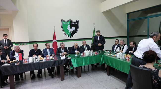 DENİZLİSPOR’A MORAL YEMEĞİ