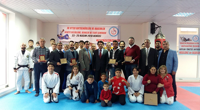 JU JİTSU'DA 32 SPORCU SERTİFİKA ALDI